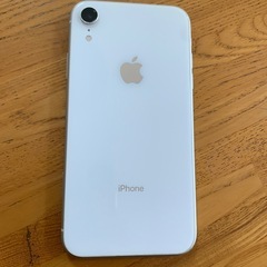 ジャンク iPhoneXR 白 128GB SIMフリーの画像