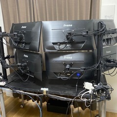 8画面PCモニターセット　4画面モニターアーム× 2 FX 株　デイトレ　ゲーム 8画面PCモニターセット 4画面モニターアーム× 2 FX 株 デイトレ ゲーム
