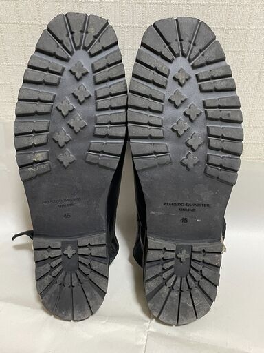 alfredoBANNISTER スクエアトゥ バックル タンクソールサンダル