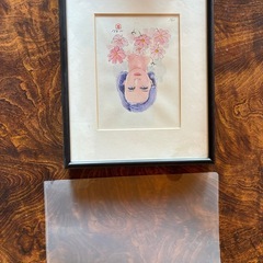 絵画、写真等の額入りの画像
