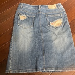デニム　スカート　Lサイズくらいの画像