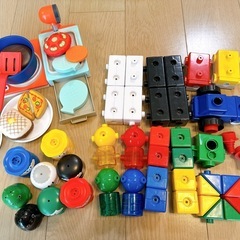 こどもちゃれんじ 85点 ことばトランク ブロック いろかたち おままごとセットの画像