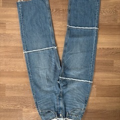 新品　フリンジデニム　Sサイズ　AZUL 半額以下の画像
