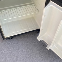1ドア　冷蔵庫　ブラックの画像