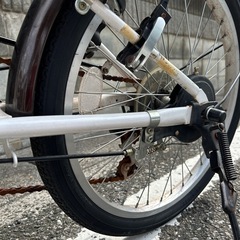【お譲り先決定】中古 20インチ 大人向き6段変速 折りたたみ 自転車 TAKEDA（武田産業） EAST BUTTE 定価35,400円の画像