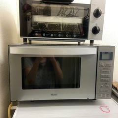 4点　冷蔵庫　電子レンジ　トースター　炊飯器　　　の画像