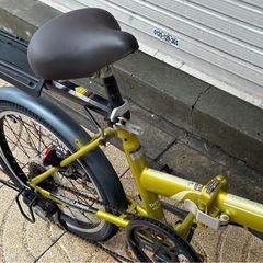 THRIFT 折りたたみ自転車　20インチ　変速付き　カゴ付き自転車の画像