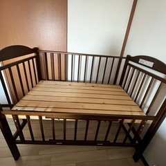 【お話中】サワベビー　ベビーベッド　寝台サイズ120×70cmの画像