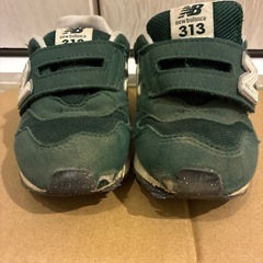 New Balance 313キッズスニーカー 15.5cm ダークグリーンの画像