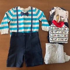 90センチ　男の子　45点　まとめ売り　長袖　長ズボン　アウター　パジャマ　フォーマル　の画像