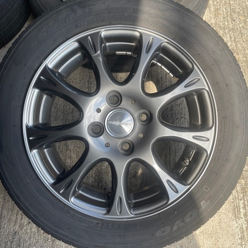 受付中止　ホイール取りに！14×4.5J+43P100