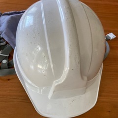 工事用ヘルメット　白　防災の画像