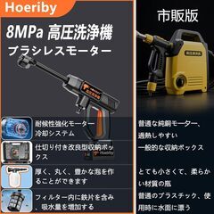 高圧洗浄機　高圧洗浄機 コードレス 充電式 PSE認証済み バッテリー2個の画像