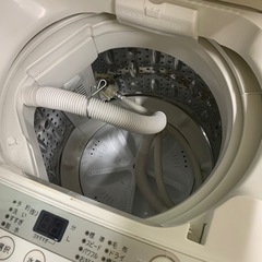 ヤマダ　洗濯機6kg パワフル洗浄　風乾燥機能付き　2019年製　YWM-T60G1 の画像