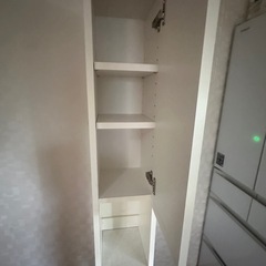 キッチン収納　隙間収納の画像