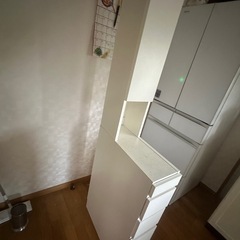 キッチン収納　隙間収納の画像