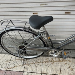 ロイヤルバチェート　27インチ 6段変速　カゴ付き自転車　シティサイクル　ママチャリの画像
