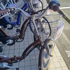 🚴新品未使用!!/21テクノロジー/20インチ電動アシスト自転車/3段階変速ギア/オートライト/№783🚴の画像