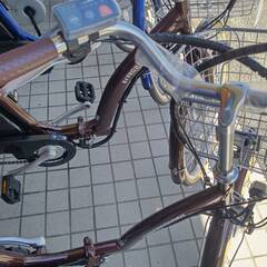 🚴新品未使用!!/21テクノロジー/20インチ電動アシスト自転車/3段階変速ギア/オートライト/№783🚴の画像