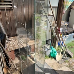 ショーケース高さ約１６０cm棚無しジャンクの画像