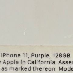 値段交渉可能！iPhone 11, Purple, 128GBの画像