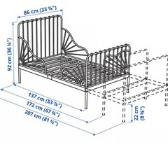 ＩＫＥＡ　キッズベッドフレーム　すのこ
　の画像