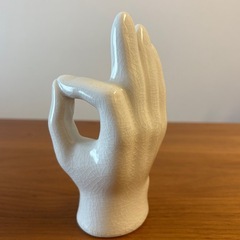 陶製 　OKサインの画像
