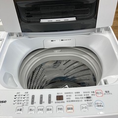 【トレファク高槻店】安心の6ヶ月間保証！取りに来られる方限定！Hisense（ハイセンス）の全自動洗濯機のご紹介です！の画像