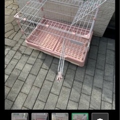 うさぎケージ大型　うさぎ用ケージ　ラビットケージ、小動物に最適！うさぎ用品,ペット用品,ペットグッズ,ウサギ,兎,ペットグッツ,飼育用品,うさぎのカンタンおそうじケージの画像