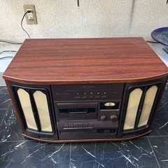 ステレオ音聴箱レコードプレーヤーの画像