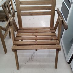 リユースのサカイ栃木店★ジモティ割あり★ IKEA アスクホルメン ダイニングセット4人用 ブラウン W153.5×D73×H72 クリーニング済み TC10702の画像