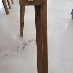 リユースのサカイ栃木店★ジモティ割あり★ IKEA アスクホルメン ダイニングセット4人用 ブラウン W153.5×D73×H72 クリーニング済み TC10702の画像
