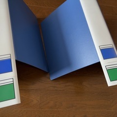パイプ式ファイル A4 2冊の画像
