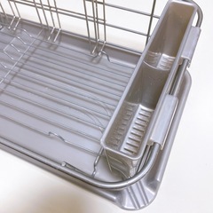 中古美品✨【引越しのため出品】ステンレス製 食器水切りラックの画像