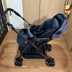 値段交渉OK 美品♪Aprica オプティアクッションプレミアム　ベビーカーの画像