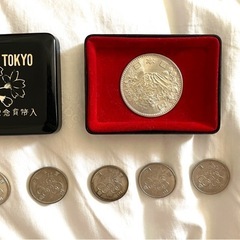 1964昭和39年東京オリンピック記念銀貨セットの画像