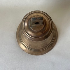 真鍮製 マリンベル 鐘 釣鐘 半鐘 大型サイズ 直径 20㎝ 中古品