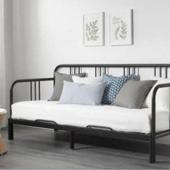 【美品】 IKEA FYRESDAL ソファ シングルベッド ダブルベッド 廃盤の画像