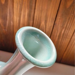 鎭永　花瓶　青磁の画像
