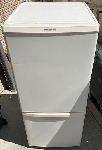 【RKGRE-568】特価！Panasonic/138L 2ドア冷凍冷蔵庫/NR-B14BW-W/中古品/2019年製/店頭引取推奨商品/弊社近隣配達も可