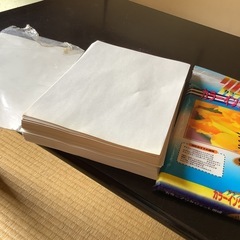 B5サイズのコピー用紙などの画像
