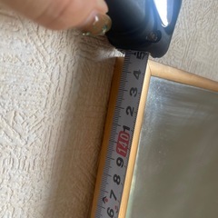 ゴールド枠ミラー145✖️80現地引取のみの画像