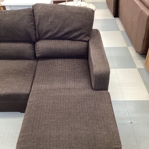 ?️春日市?️3Pカウチソファ?️3人?️カウチソファ?️ソファ?️茶色?️定価69,800円?️No1981