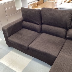 🛋️春日市🛋️3Pカウチソファ🛋️3人🛋️カウチソファ🛋️ソファ🛋️茶色🛋️定価69,800円🛋️No1981の画像