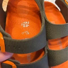 Birkenstock ベビーサンダル 15cm オレンジの画像
