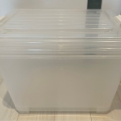 2個セット　透明　収納ケースの画像