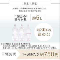 IRIS OHYAMA食器洗浄機の画像