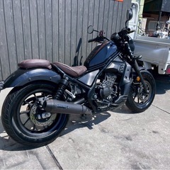 ★早い者勝ち！45万円！レブル250 セル1 実動車　ホンダ　レブル　MC49 カスタム！マフラーカスタム！の画像