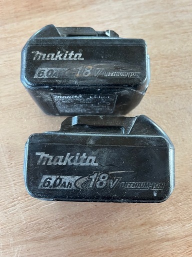マキタバッテリー純正品18v 2個セット