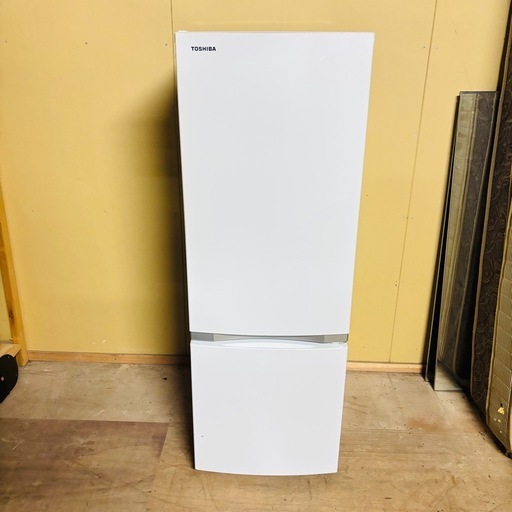 TOSHIBA 東芝　ノンフロン冷凍冷蔵庫　GR-R17BS 170L　冷蔵庫   2ドア　一人暮らし